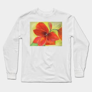 Blooming Amaryllis Long Sleeve T-Shirt